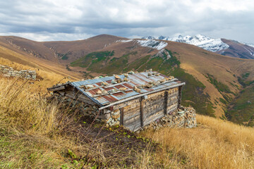 old house in the mountains