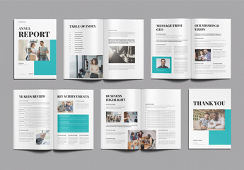 Annual Report Template Design