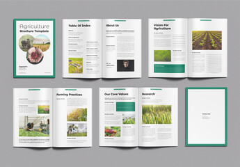 Agriculture Brochure Template Design