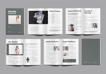 Media Press Kit Template Design