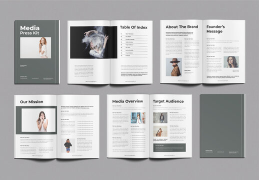 Media Press Kit Template Design