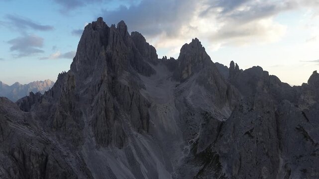 sunset timelapse in the mountains