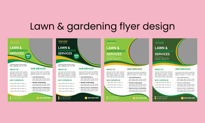 This editable social media flyer template enhances your garden services' online presence. It is perfect for promoting landscaping, lawn care, and outdoor design services across various platforms