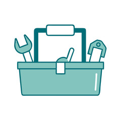 Tool Box Icon for Web and Graphic Design