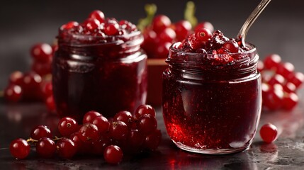 Nordic lingonberry jam presented in Japanese minimalist containers