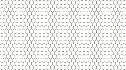 Seamless honeycomb pattern vector illustration of a repeating hexagonal grid perfect for backgrounds and textures