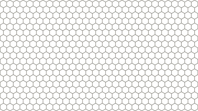 Seamless honeycomb pattern vector illustration of a repeating hexagonal grid perfect for backgrounds and textures