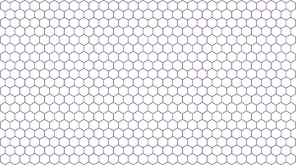 Seamless honeycomb pattern repeating hexagon grid texture vector background for graphic design and wallpaper