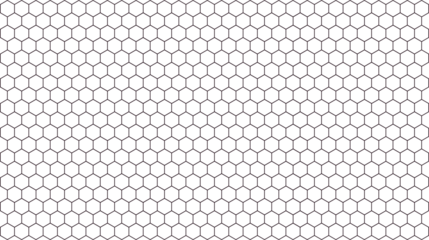 Seamless honeycomb pattern simple geometric vector background for wallpaper textile design or web page