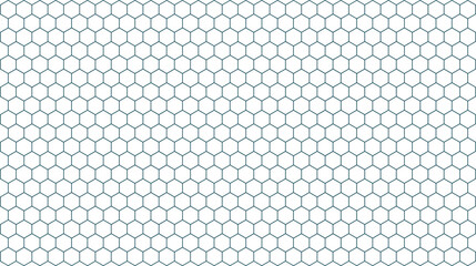 Seamless honeycomb pattern geometric vector background with hexagon shapes repeating texture for web design and wallpaper