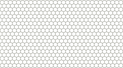 Seamless honeycomb pattern background gray hexagon grid texture for wallpaper vector illustration