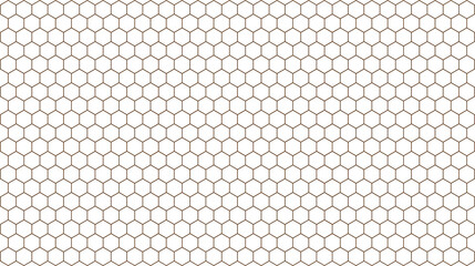 Seamless honeycomb pattern geometric vector background repeating texture for graphic design and web projects