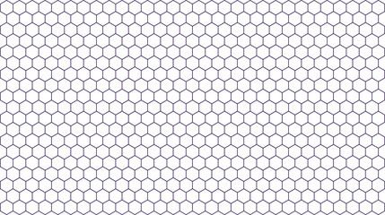 Honeycomb seamless pattern geometric vector background for wallpaper textile design or abstract backdrop isolated on white
