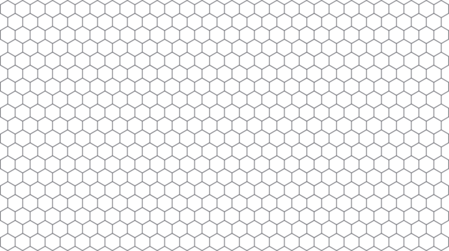 Seamless honeycomb pattern gray hexagon grid on white background vector illustration for wallpaper and design