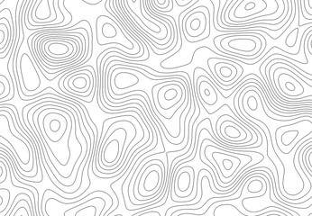 Abstract background of topographic map contour line pattern