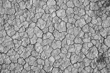 Close-up of cracked and dry soil,Close-up view of dry, cracked soil showing effects of drought and natural earth texture patterns.