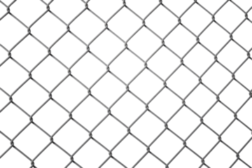 Seamless gray chain link fence pattern with diamond-shaped openings on a dark transparent background, perfect for security or barrier themes. background removed