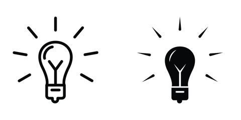 Bulb icon design template