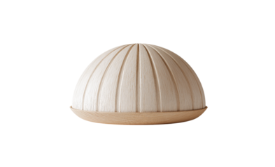 Minimalist Dome Object isolated on a transparent background