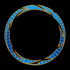 Tribal badge for racing and logo designs