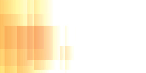 Warm-toned abstract geometric design with overlapping translucent orange and yellow blocks and stripes.