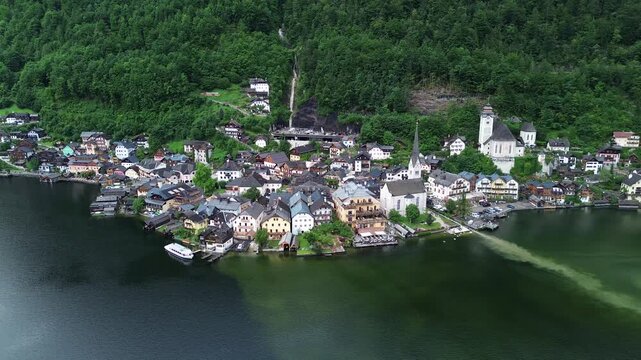 City aerial view Austria