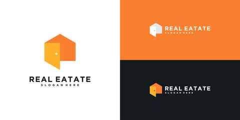 Home business company logo design template