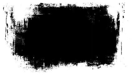 Black square and rectangular shape. Vector illustration isolated on white background