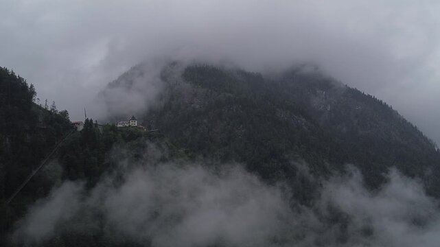 fog in the mountains