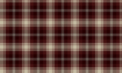 Seamless plaid patterns in beige, dark red, and brown create a warm, classic feel. Perfect for designing clothes, skirts, pants, dresses, and tablecloths in a sleek and contemporary style.