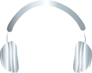 Silver Over-Ear Headphones 