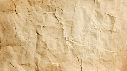 Abstract crumpled and creased recycle brown paper texture background
