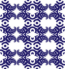 Obraz premium Elegant and modern blue ornamental artwork for digital media and print use, seamless and modern motion design for creative media Vector.
