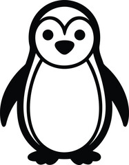 Cute Penguin Vector Illustration