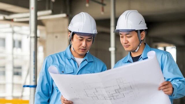 ビル　マンション建設現場で働く