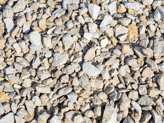 Gravel texture background for construction or landscaping