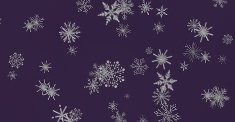 Abstract winter background with falling snowflakes. Festive design for Christmas, New Year, and seasonal themes. Perfect for cards and greetings
