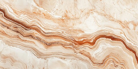 Elegant Marble Texture with Warm Tones and Unique Veining Patterns