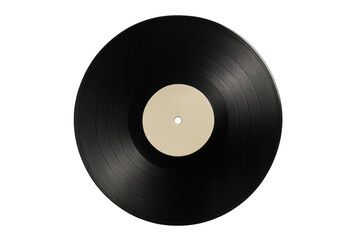 Vinyl record playing music for retro sound and analog audio enjoying classic vintage entertainment