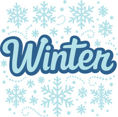 Winter Editable Vector AI File | Adobe Illustrator | Export to SVG, EPS, PDF, PNG, DXF, JPEG