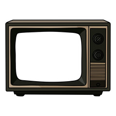 90s old box tv set