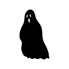 halloween ghost silhouette