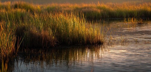 reeds in the lake