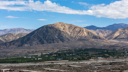 mountain peak aerial