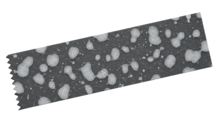 Dark Tape Strip with White Spots isolated on a transparent background