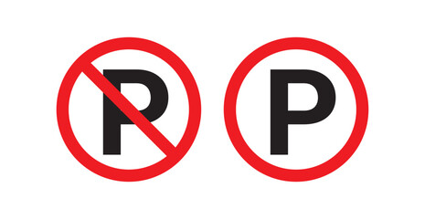 Understanding Parking Signals A Visual Guide to 'P' and 'No Parking' Symbols-