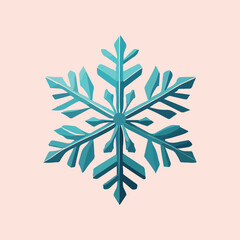 Christmas snowflake logo icon, vector .
