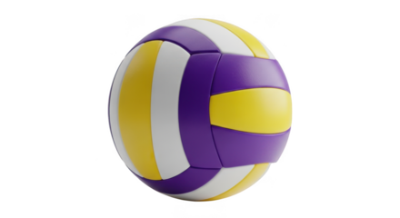 Volleyball ball isolated on transparent background