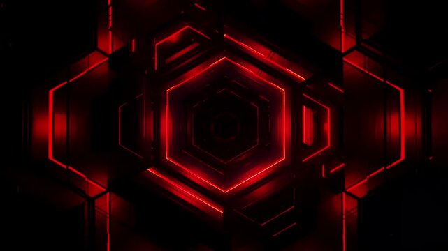  Sci-Fi Neon Tunnel VJ Motion Background. Neon Light Tunnel VJ Loops.