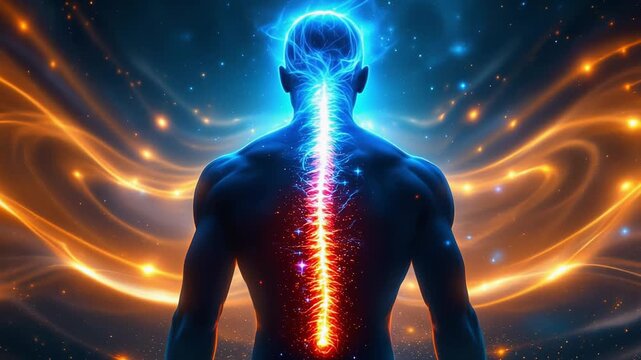 Illuminate the Spine: Energetic Visualization of Human Anatomy